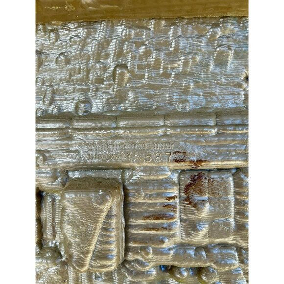 VTG Burwood Products Farm Barn Hay Buggy Chickens 46” Wall Decor 3D #587 MCMLXXV - Picture 4 of 5